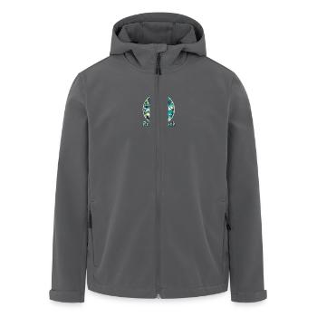 Reethi Beach Malediven Sonnenuntergang - Recycelte Männer Softshell-Jacke von Stanley/Stella - Anthrazit - Vorne - AI Model Male 185 light (185cm)