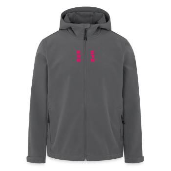 be his peace because im his problem - Recycelte Männer Softshell-Jacke von Stanley/Stella - Anthrazit - Vorne - AI Model Male 185 light (185cm)