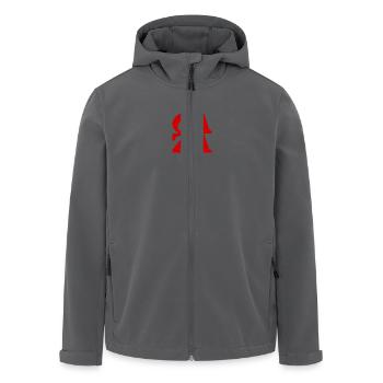Gaza - Recycelte Männer Softshell-Jacke von Stanley/Stella - Anthrazit - Vorne - AI Model Male 185 light (185cm)