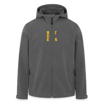 Best dad ever - Recycelte Männer Softshell-Jacke von Stanley/Stella - Anthrazit - Vorne - AI Model Male 185 light (185cm)