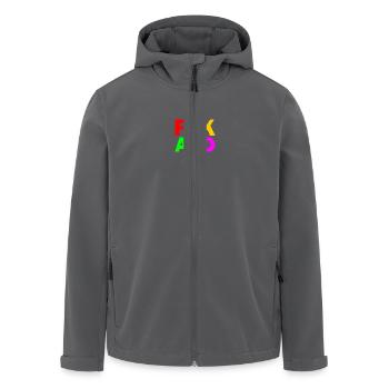 Fck afd - Recycelte Männer Softshell-Jacke von Stanley/Stella - Anthrazit - Vorne - AI Model Male 185 light (185cm)