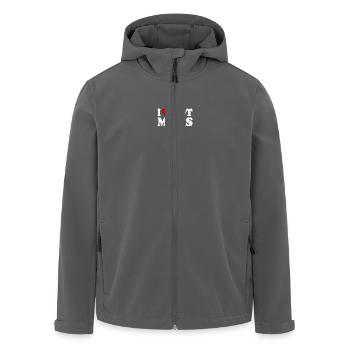 I love hot moms mom - Recycelte Männer Softshell-Jacke von Stanley/Stella - Anthrazit - Vorne - AI Model Male 185 light (185cm)