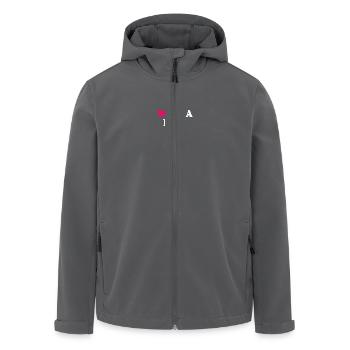 Wanna play - Recycelte Männer Softshell-Jacke von Stanley/Stella - Anthrazit - Vorne - AI Model Male 185 light (185cm)