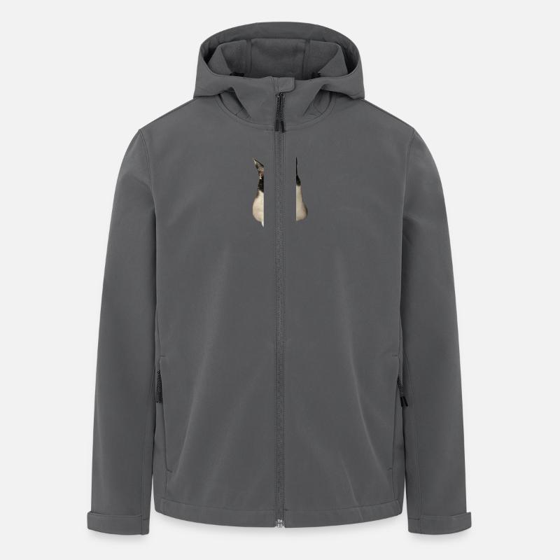 chat chat super mignon - Veste softshell homme en polyester recyclé Stanley/Stella - charbon