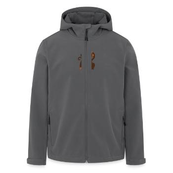 Affe - Recycelte Männer Softshell-Jacke von Stanley/Stella - Anthrazit - Vorne - AI Model Male 185 light (185cm)