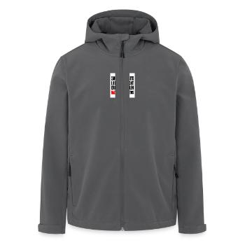 Fch nzs - nazis und moskitos - Recycelte Männer Softshell-Jacke von Stanley/Stella - Anthrazit - Vorne - AI Model Male 185 light (185cm)