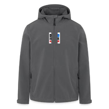 die afd ist keine alternative - Recycelte Männer Softshell-Jacke von Stanley/Stella - Anthrazit - Vorne - AI Model Male 185 light (185cm)