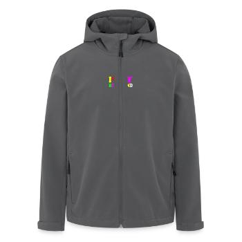 I love my boyfriend - Recycelte Männer Softshell-Jacke von Stanley/Stella - Anthrazit - Vorne - AI Model Male 185 light (185cm)