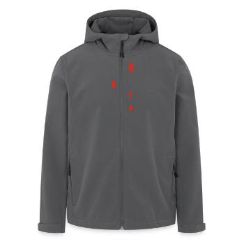 liebe - Recycelte Männer Softshell-Jacke von Stanley/Stella - Anthrazit - Vorne - AI Model Male 185 light (185cm)