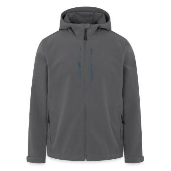 Feder - Recycelte Männer Softshell-Jacke von Stanley/Stella - Anthrazit - Vorne - AI Model Male 185 light (185cm)