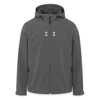 Pray for lebanon - Recycelte Männer Softshell-Jacke von Stanley/Stella - Anthrazit - Vorne - AI Model Male 185 light (185cm)