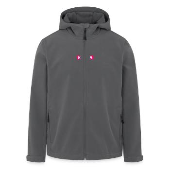 Karma - Recycelte Männer Softshell-Jacke von Stanley/Stella - Anthrazit - Vorne - AI Model Male 185 light (185cm)