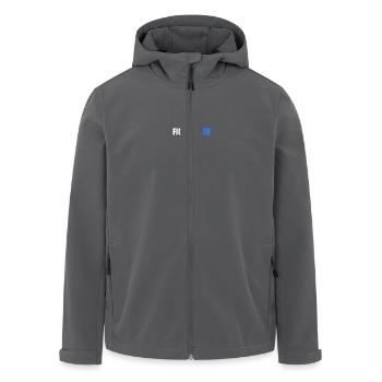 Fick die afd - Recycelte Männer Softshell-Jacke von Stanley/Stella - Anthrazit - Vorne - AI Model Male 185 light (185cm)