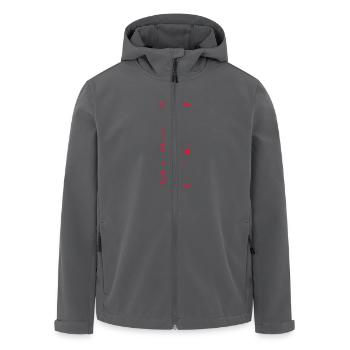 Aikido - Recycelte Männer Softshell-Jacke von Stanley/Stella - Anthrazit - Vorne - AI Model Male 185 light (185cm)
