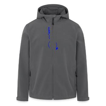 Pferd Süß Pony Fohlen Pferdemädchen Niedlich Comic - Recycelte Männer Softshell-Jacke von Stanley/Stella - Anthrazit - Vorne - AI Model Male 185 light (185cm)