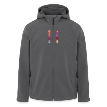 ALLES GUTE ZUM GEBURTSTAG, ALLES GUTE ZUM GEBURTSTAG, GEBURTSTAG, GEBURTSTAG - Recycelte Männer Softshell-Jacke von Stanley/Stella - Anthrazit - Vorne - AI Model Male 185 light (185cm)