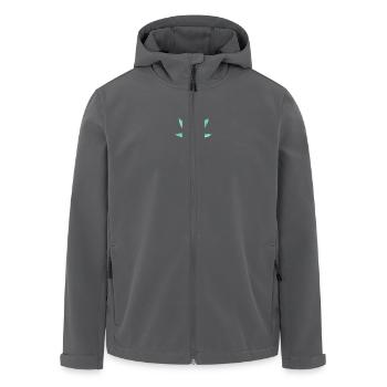 Ganja - Recycelte Männer Softshell-Jacke von Stanley/Stella - Anthrazit - Vorne - AI Model Male 185 light (185cm)