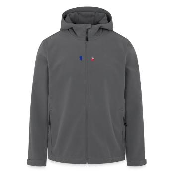 Czech Republic Shape - Recycelte Männer Softshell-Jacke von Stanley/Stella - Anthrazit - Vorne - AI Model Male 185 light (185cm)
