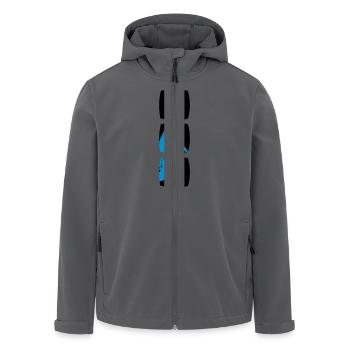 Saxophon Musiker Motiv - Recycelte Männer Softshell-Jacke von Stanley/Stella - Anthrazit - Vorne - AI Model Male 185 light (185cm)