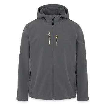 Doobie der Dude - Recycelte Männer Softshell-Jacke von Stanley/Stella - Anthrazit - Vorne - AI Model Male 185 light (185cm)