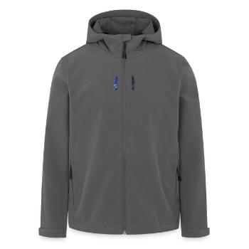Kontroll-Freak - Recycelte Männer Softshell-Jacke von Stanley/Stella - Anthrazit - Vorne - AI Model Male 185 light (185cm)