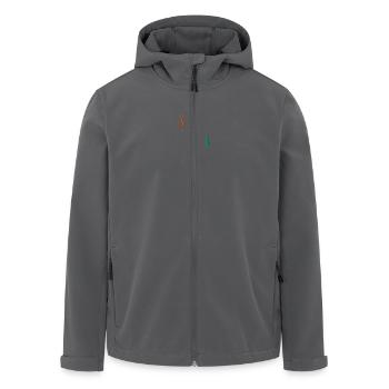 Geometric Deer – Retro Art T-Shirt - Recycelte Männer Softshell-Jacke von Stanley/Stella - Anthrazit - Vorne - AI Model Male 185 light (185cm)