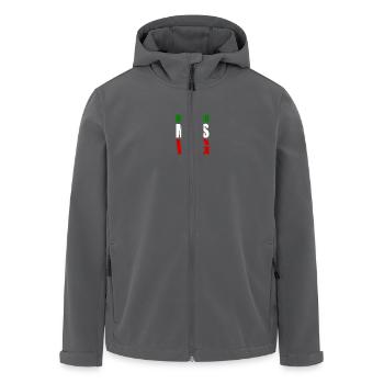 diktator muss weg iran - Recycelte Männer Softshell-Jacke von Stanley/Stella - Anthrazit - Vorne - AI Model Male 185 light (185cm)