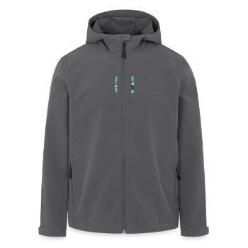 Malediven Reethi Beach Grunge-Erholung - Recycelte Männer Softshell-Jacke von Stanley/Stella - Anthrazit - Vorne - AI Model Male 185 light (185cm)