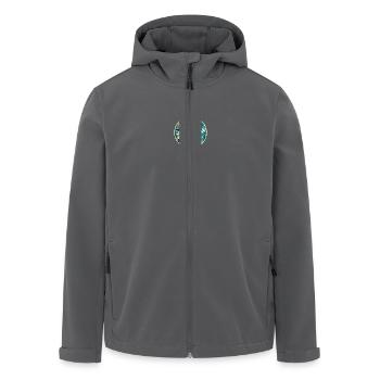 Reethi Beach Malediven Rundum-Sonnenuntergang - Recycelte Männer Softshell-Jacke von Stanley/Stella - Anthrazit - Vorne - AI Model Male 185 light (185cm)