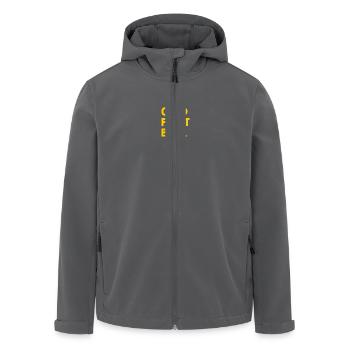 God first bro - Recycelte Männer Softshell-Jacke von Stanley/Stella - Anthrazit - Vorne - AI Model Male 185 light (185cm)