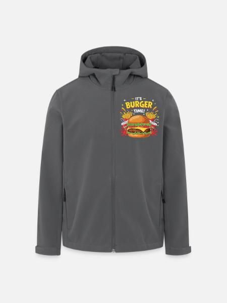 Hamburger Burger - Recycelte Männer Softshell-Jacke von Stanley/Stella - Anthrazit