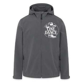 Line Dance Gruppe Training mein Tanzsport - Recycelte Männer Softshell-Jacke von Stanley/Stella - Anthrazit - Vorne - AI Model Male 185 light (185cm)