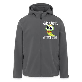 Spruch Einschulung Junge - Recycelte Männer Softshell-Jacke von Stanley/Stella - Anthrazit - Vorne - AI Model Male 185 light (185cm)