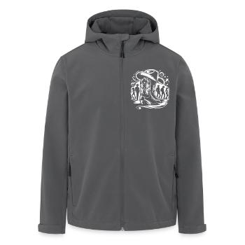 Line Dancing Country Dance - Line Dance Tanzen - Recycelte Männer Softshell-Jacke von Stanley/Stella - Anthrazit - Vorne - AI Model Male 185 light (185cm)