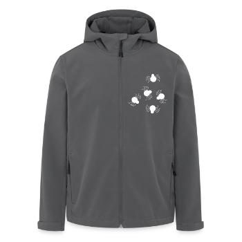 Halloween Kostüm Halloween T-shirt Spinne schwarz - Recycelte Männer Softshell-Jacke von Stanley/Stella - Anthrazit - Vorne - AI Model Male 185 light (185cm)