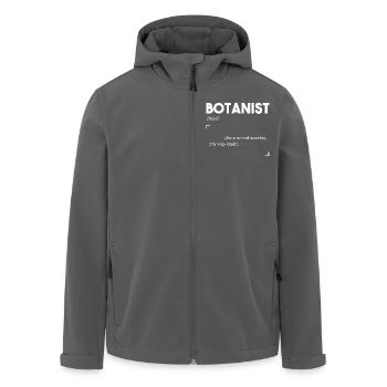 Botaniker - Recycelte Männer Softshell-Jacke von Stanley/Stella - Anthrazit - Vorne - AI Model Male 185 light (185cm)