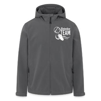 Detektiv - Recycelte Männer Softshell-Jacke von Stanley/Stella - Anthrazit - Vorne - AI Model Male 185 light (185cm)