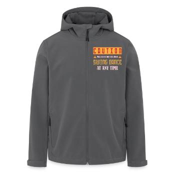Swing Swing-Musik - Recycelte Männer Softshell-Jacke von Stanley/Stella - Anthrazit - Vorne - AI Model Male 185 light (185cm)