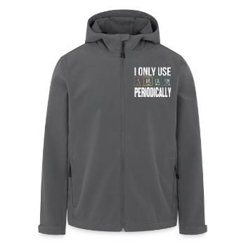 Periodensystem - Recycelte Männer Softshell-Jacke von Stanley/Stella - Anthrazit - Vorne - AI Model Male 185 light (185cm)