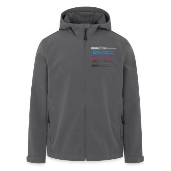 Jiu Jitsu Selbstverteidigung - Recycelte Männer Softshell-Jacke von Stanley/Stella - Anthrazit - Vorne - AI Model Male 185 light (185cm)