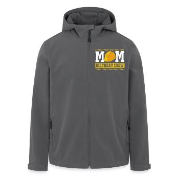 Baustelle Kindergeburtstag - Recycelte Männer Softshell-Jacke von Stanley/Stella - Anthrazit - Vorne - AI Model Male 185 light (185cm)