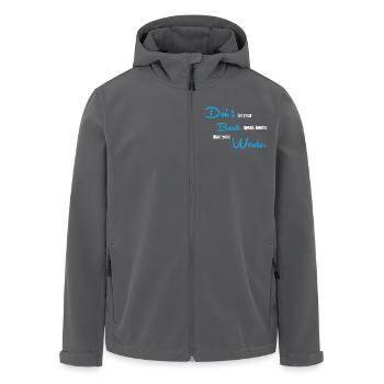 Zahnhygieniker Dental Zahnarzt - Recycelte Männer Softshell-Jacke von Stanley/Stella - Anthrazit - Vorne - AI Model Male 185 light (185cm)
