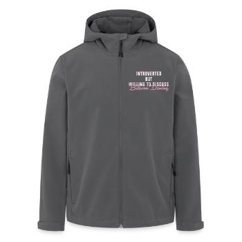 Walzer Paartanz - Recycelte Männer Softshell-Jacke von Stanley/Stella - Anthrazit - Vorne - AI Model Male 185 light (185cm)