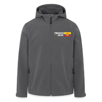 Kolumbien - Recycelte Männer Softshell-Jacke von Stanley/Stella - Anthrazit - Vorne - AI Model Male 185 light (185cm)