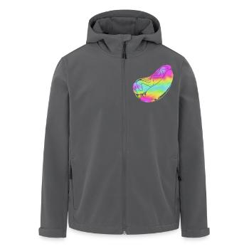 Hot Dog Imbiss - Recycelte Männer Softshell-Jacke von Stanley/Stella - Anthrazit - Vorne - AI Model Male 185 light (185cm)