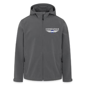 Honduras T-Shirt für Fans - Recycelte Männer Softshell-Jacke von Stanley/Stella - Anthrazit - Vorne - AI Model Male 185 light (185cm)