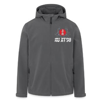 Jiu Jitsu Selbstverteidigung - Recycelte Männer Softshell-Jacke von Stanley/Stella - Anthrazit - Vorne - AI Model Male 185 light (185cm)