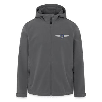 Kansas Fan T-Shirt – Dein Bundesstaat! - Recycelte Männer Softshell-Jacke von Stanley/Stella - Anthrazit - Vorne - AI Model Male 185 light (185cm)