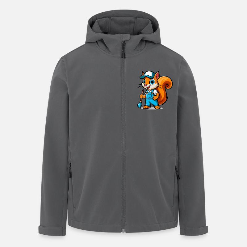 Eichhoernchen Painter - Men’s Recycled Softshell Jacket by Stanley/Stella - anthracite