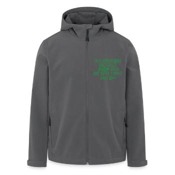 JONE WASTE YORE TOYE MONME YORALL REDIII THE VOICE - Recycelte Männer Softshell-Jacke von Stanley/Stella - Anthrazit - Vorne - AI Model Male 185 light (185cm)